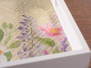 Grossisti vassoi legno decori fiori