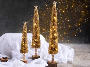 Alberi di Natale con glitter all'ingrosso