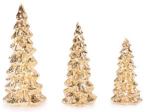 ingrosso alberi decoro oro natale luce led