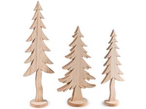 ingrosso albero natale legno decoro