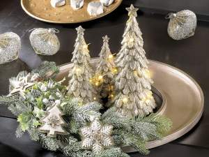 Ingrosso alberi Natale glitter luce led