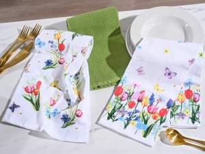 ingrosso asciugapiatti fiori cucina