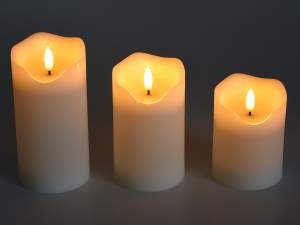 grossista candele fiamma finta luce