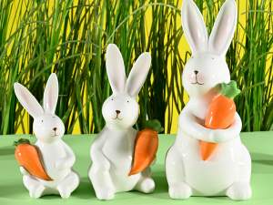 ingrosso coniglietti decorativi pasquali carota