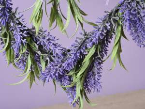 ingrosso ghirlanda lavanda a cuore