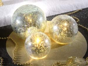 Grossista lampade sfera argento luce