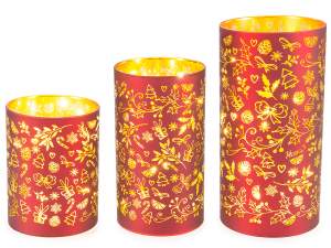 Ingrosso lampade cilindro vetro luci led