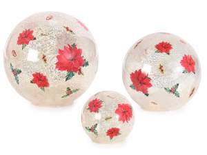 grossista lampada sfera stella natale