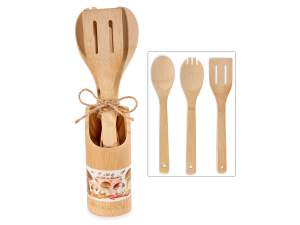 ingrosso set cucchiaio legno cucina posate
