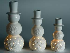 grossista pupazzi neve luminosi