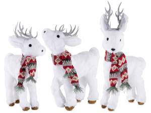 grossista decoro vetrina renna natale