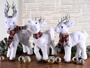 grossista decoro vetrina renna natale
