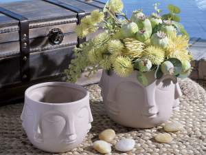 ingrosso vaso volto orientale