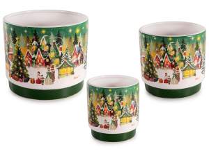 ingrosso vaso natale in ceramica