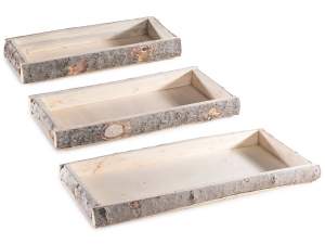 grossista legno vassoio rettangolo