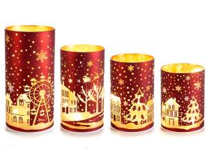 Ingrosso lampade natale rosse