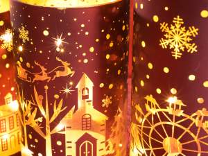 Ingrosso lampade natale rosse