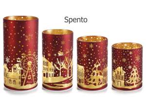 Ingrosso lampade natale rosse