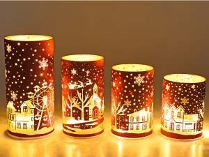 Ingrosso lampade natale rosse