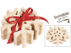 ingrosso sottobicchiere natale fiocco di neve