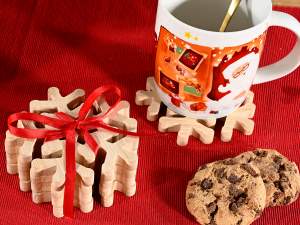 ingrosso sottobicchiere natale fiocco di neve