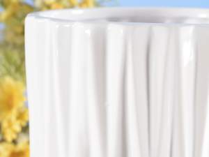 Ingrosso set vasi bianchi eleganti