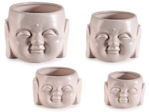 Ingrosso vasi ceramica buddha