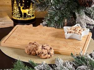 Ingrosso tagliere legno Natale