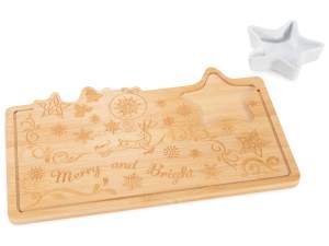 Ingrosso tagliere legno Natale