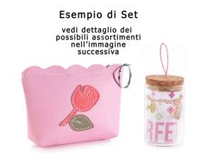 Ingrosso set astuccio porta monete bracciale