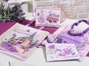 ingrosso borsa donna pochette astuccio lavanda