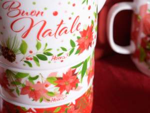 Set de cani de ceainic cu stea de Crăciun