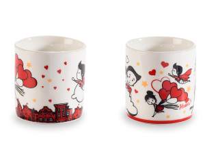 Tazas de regalo en forma de corazón al por mayor p