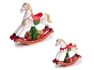 grossista decoro cavalluccio dondolo natale