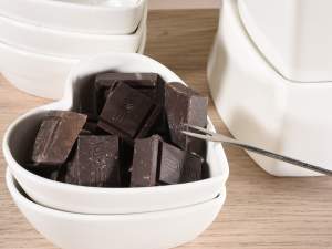Set fondue cu inima de ciocolata en-gros