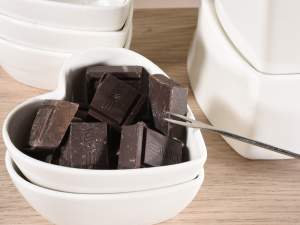 Ingrosso set fondue cuore cioccolato