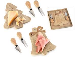 ingrosso tagliere natale set aperitivo albero