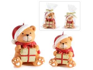 Großhandel Teddybär Kerze Weihnachten