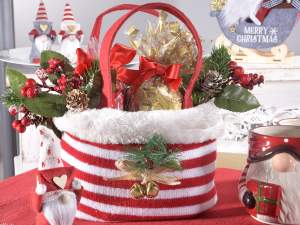 Großhandel mit weihnachtlichen Stoffhandtaschen