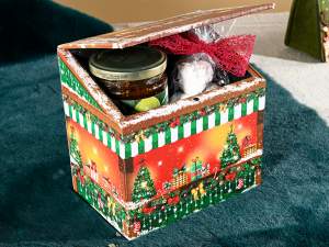 Wholesaler wooden boxes Christmas packaging