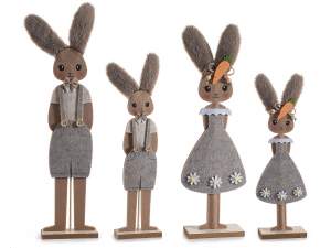 wholesale decorative Easter bunnies cloth