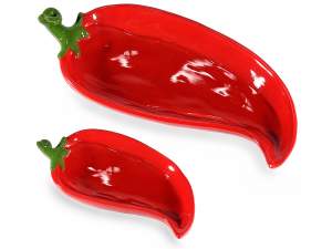 wholesale chili pepper tray plate