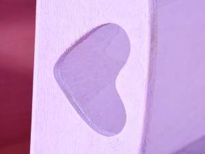 wholesale tray handle heart colored
