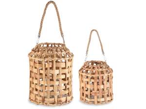 Natural fiber lanterns wholesaler