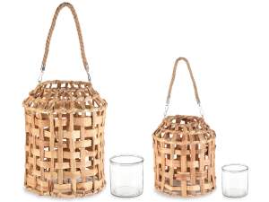 Natural fiber lanterns wholesaler