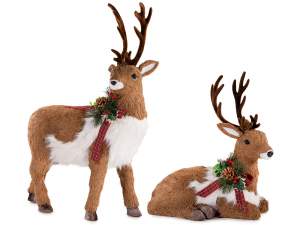 wholesale Christmas reindeer showcase decoration