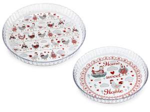 wholesale baking dish cake tin glass