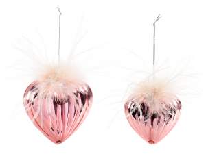 Wholesale feathers heart tree decoration