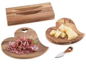 wholesale heart cheese knife set