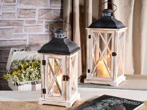 wholesale wooden candle lanterns arrangements